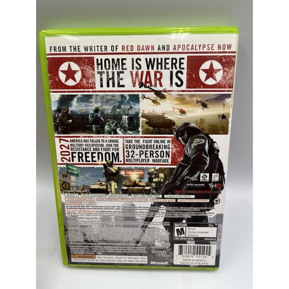 Homefront (Microsoft Xbox 360, 2011) VERY GOOD W/MANUAL, MAIL IT TOMORROW! - Picture 2 of 6